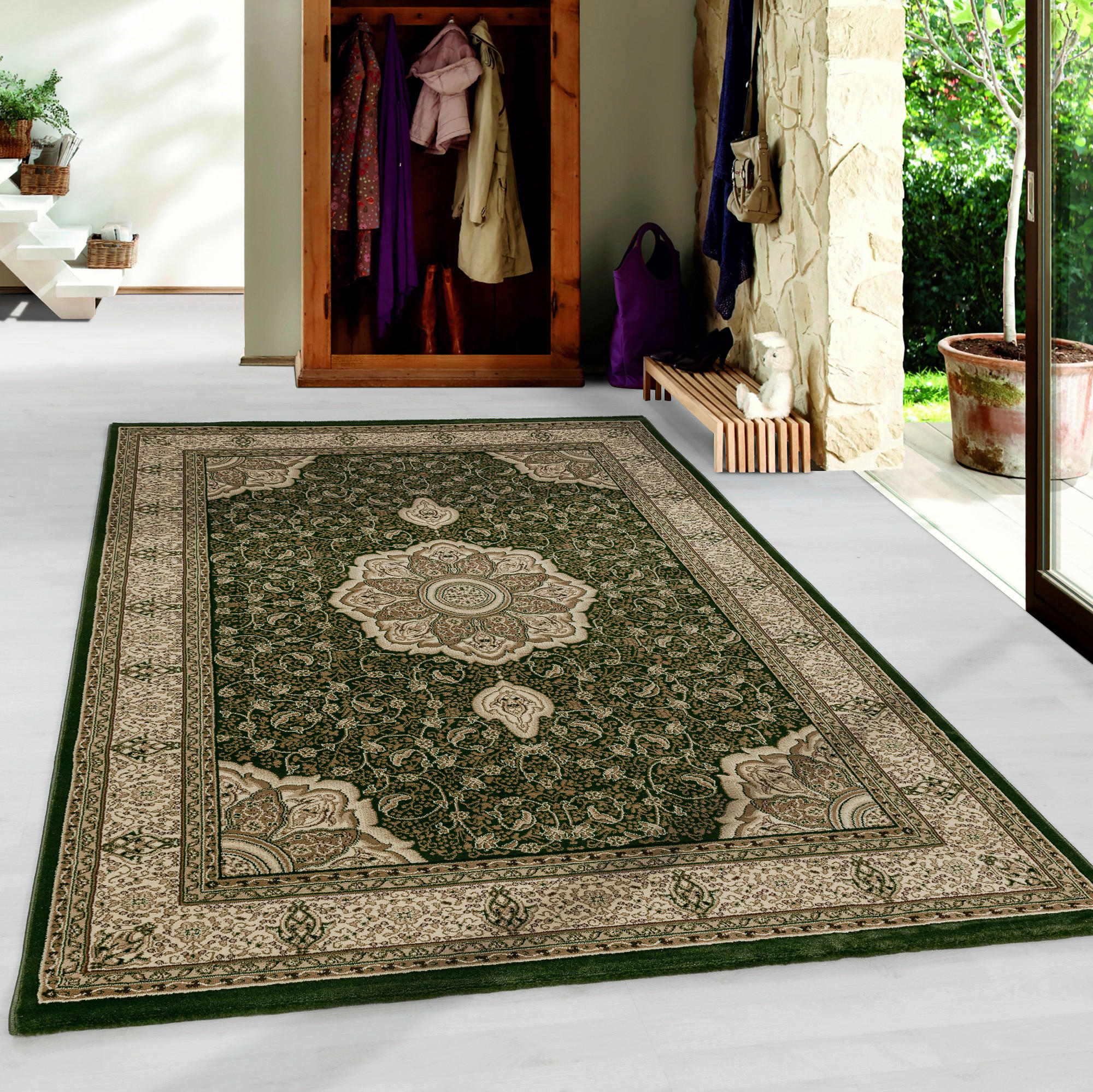 TKANA PREPROGA  Kashmir 2601 Grün     160/230 cm    tkano  zelena  - zelena, Trendi, tekstil (160/230cm)