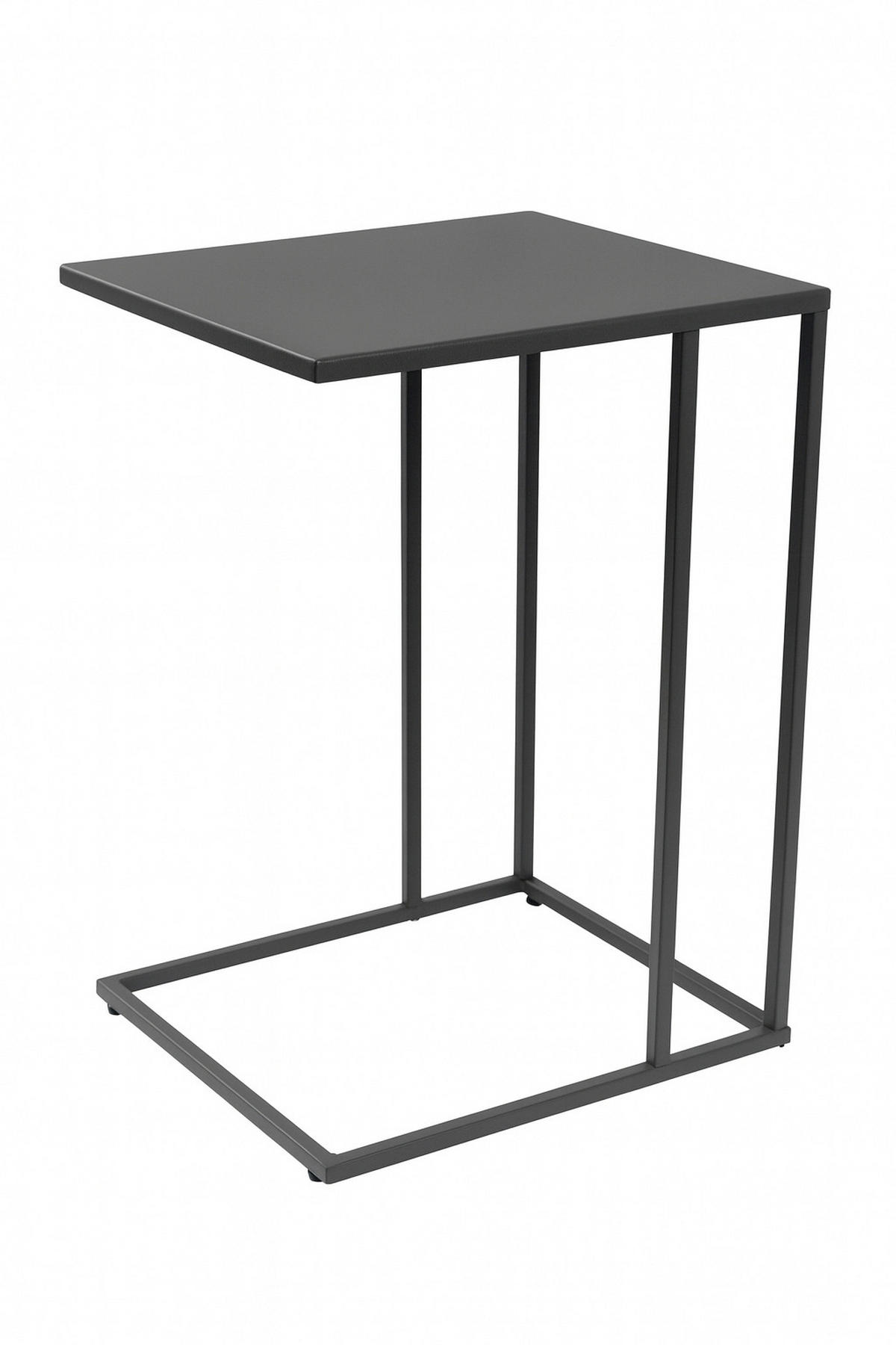 BEISTELLTISCH 43/38/62 cm Anthrazit rechteckig  - Anthrazit, Basics, Metall (43/38/62cm) - Xora