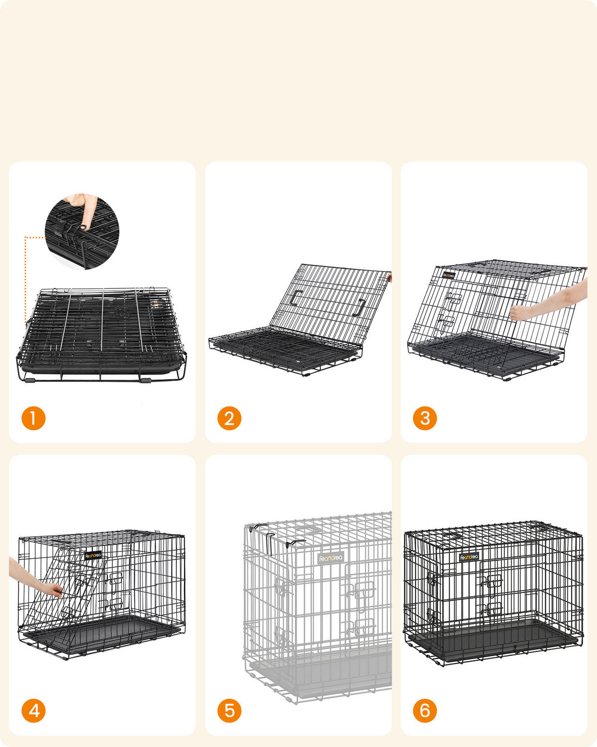 HAUSTIER-TRANSPORTTASCHE - Schwarz, Trend, Kunststoff/Metall (107/77,5/70cm) - Boxxx