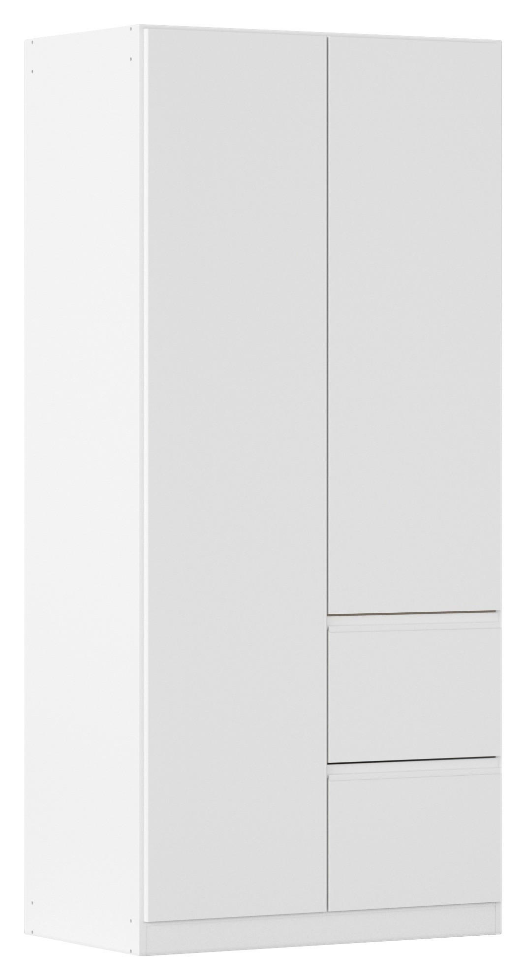 DREHTÜRENSCHRANK in Weiss  - Weiss, Modern, Holzwerkstoff (91/197/54cm) - Rauch Möbel