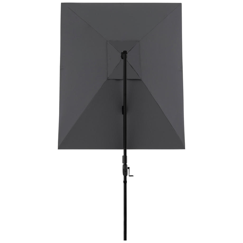 Thumbnail - Dieter Knoll Ampelschirm, Anthrazit, Textil, 300x220 cm, 360° drehbar, regenabweisend, stabile Strebegelenke, LED-Beleuc...