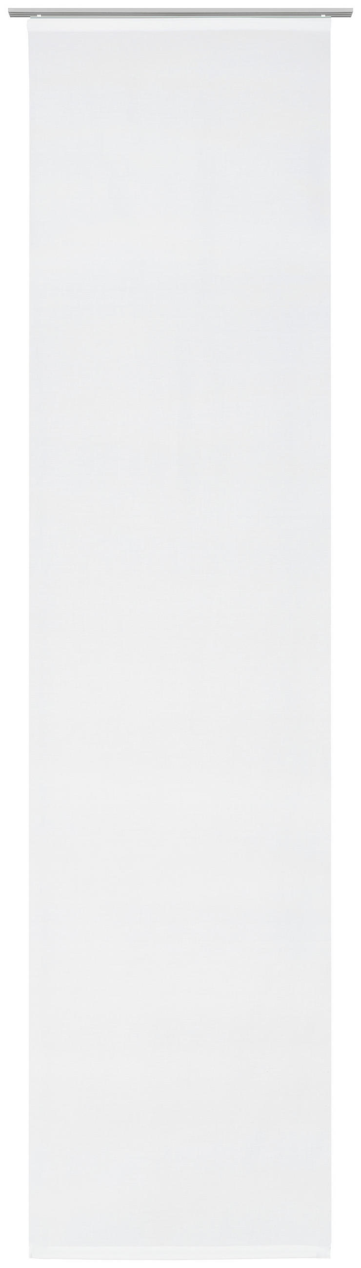 PANELNA ZAVESA    60/255 cm  - bela, Konvencionalno, tekstil (60/255cm) - Novel