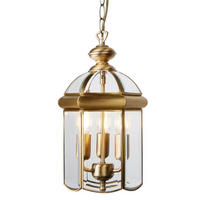 HÄNGELEUCHTE Bevelled 22/37 cm   - KONVENTIONELL, Glas/Metall (22/37cm) - Searchlight