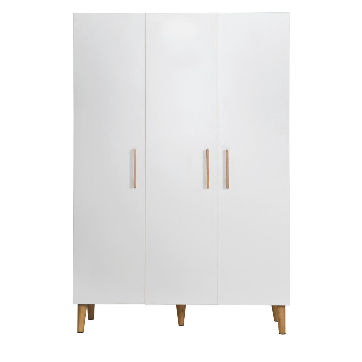 BABYKLEIDERSCHRANK roba Mick Weiß  - Weiß, Basics, Holzwerkstoff (134/198,5/50cm) - Roba