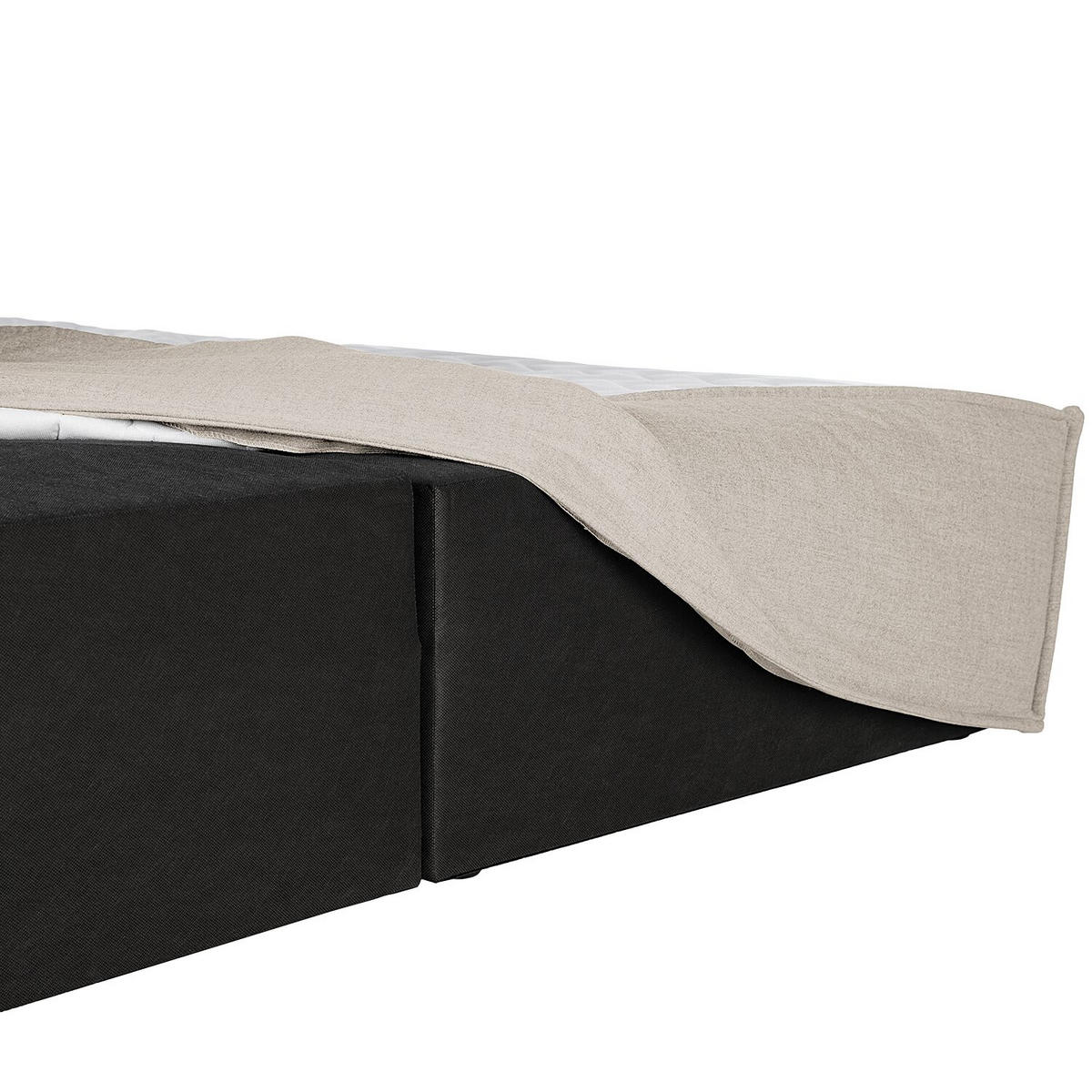 BOXSPRINGBETT 270/220 cm  in Beige  - Beige, Design, Textil (270/220cm) - home24