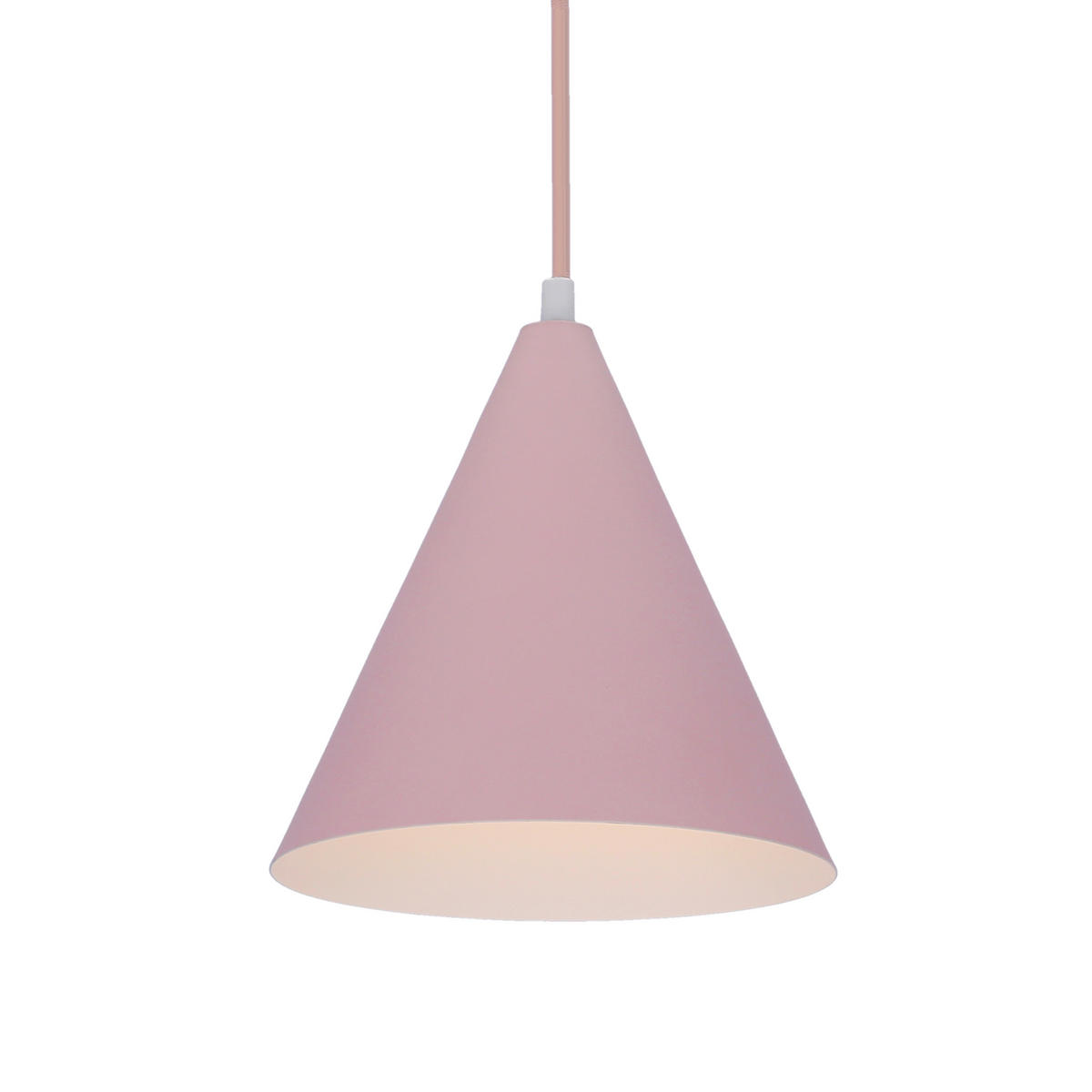 PENDELLEUCHTE Voss 20/20/110 cm   - Magenta/Weiß, Trend, Metall (20/20/110cm)