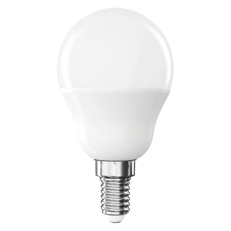 LED ŽIAROVKA E14 - biela, Basics, plast (4.5/4.5/11cm)