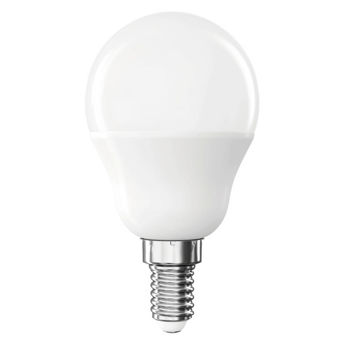 LED ŽIAROVKA E14 - biela, Basics, plast (4.5/4.5/11cm)