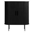 HIGHBOARD Schwarz  100/118/40 cm  - Schwarz, Trend, Holz/Holzwerkstoff (100/118/40cm) - Xora