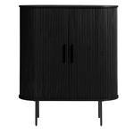 HIGHBOARD Schwarz  100/118/40 cm  - Schwarz, Trend, Holz/Holzwerkstoff (100/118/40cm) - Xora