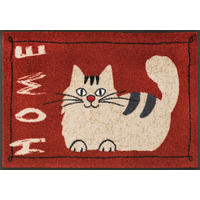 COVORAȘ DE INTRARE 50/75 cm  - bej/roșu, Konventionell, plastic/textil (50/75cm) - wash+dry