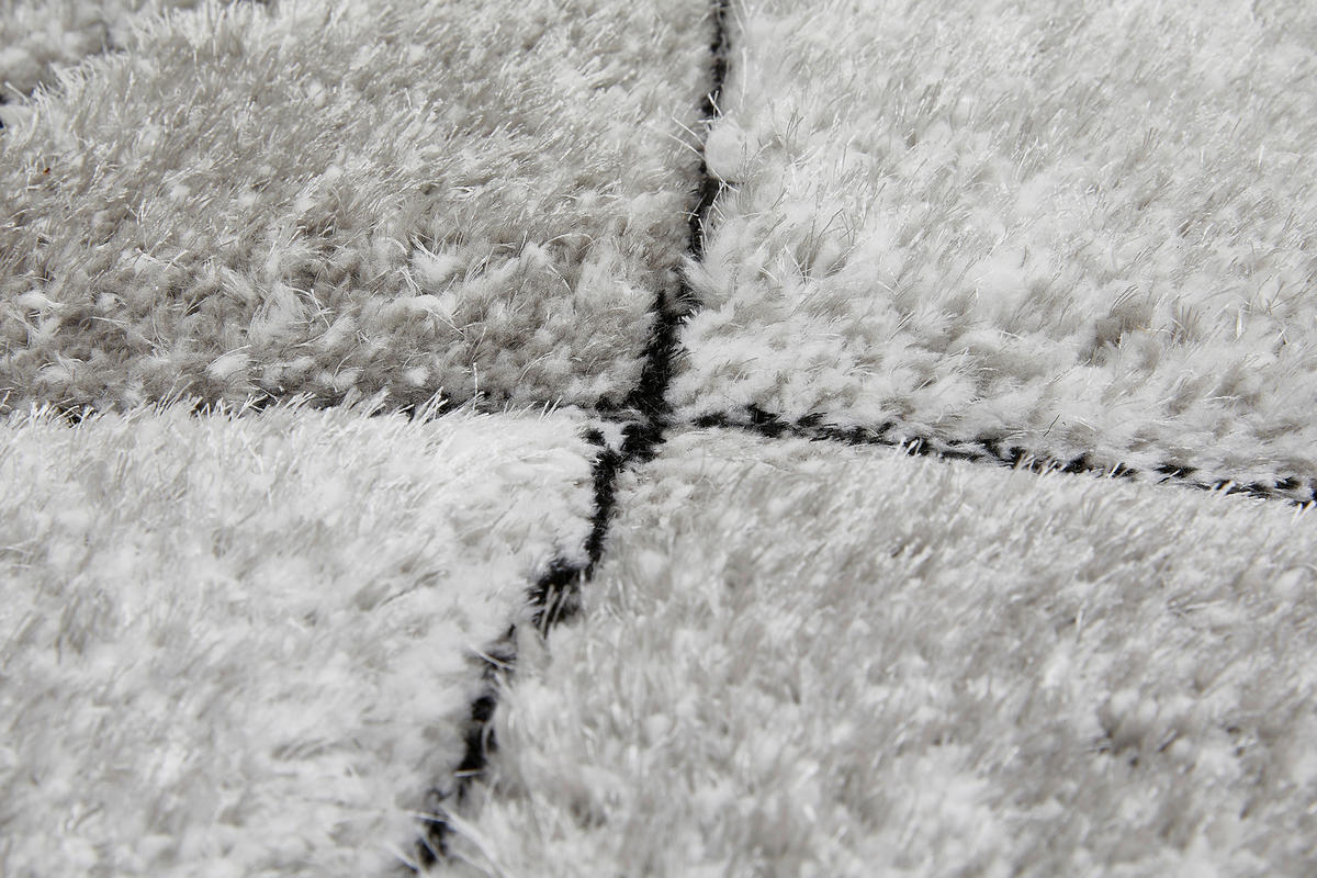 TEPPICH 120/170 cm Puffy Hellgrau  - Hellgrau, KONVENTIONELL, Textil (120/170cm)