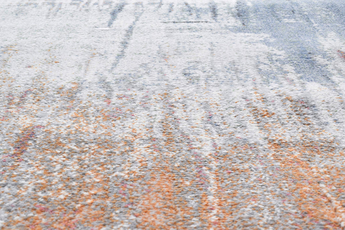 WEBTEPPICH 80/150 cm Catania Blau, Grau, Weiß rechteckig  - Blau/Weiß, Design, Textil (80/150cm) - Novel