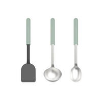 KÜCHENHELFERSET Chef It  - Salbeigrün, KONVENTIONELL, Kunststoff/Metall (32,5cm) - Mepal
