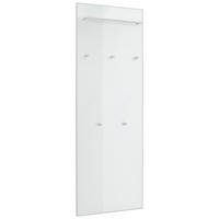 GARDEROBENPANEEL  in 60/170/10 cm  - Weiß, Design, Glas/Holzwerkstoff (60/170/10cm)