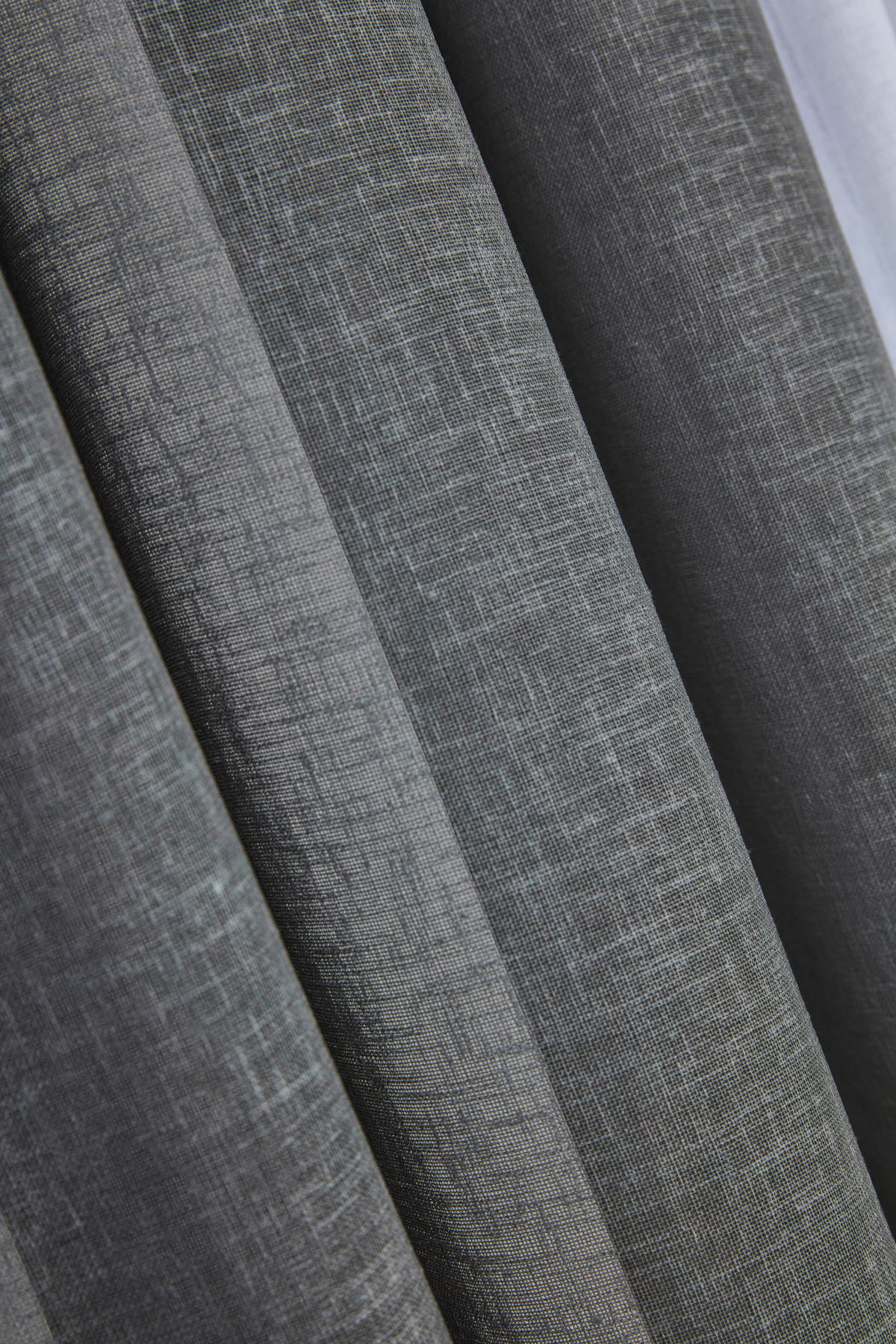 HOTELLGARDIN  transparent  130/250 cm   - mörkgrå, Basics, textil (130/250cm)