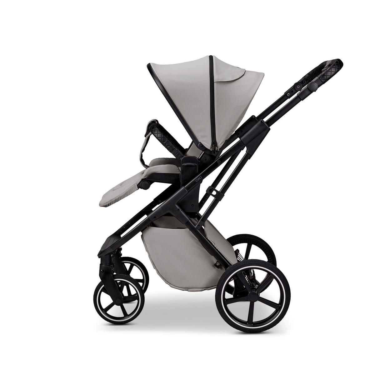 KOMBIKINDERWAGEN  Ciao  onyx  - Schwarz, Basics, Textil (116/57/94cm) - Moon