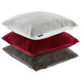 KISSENHÜLLE YUKON 48/48 cm - Anthrazit, Design, Textil (48/48cm) - Novel
