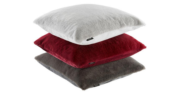KISSENHÜLLE YUKON 48/48 cm - Anthrazit, Design, Textil (48/48cm) - Novel