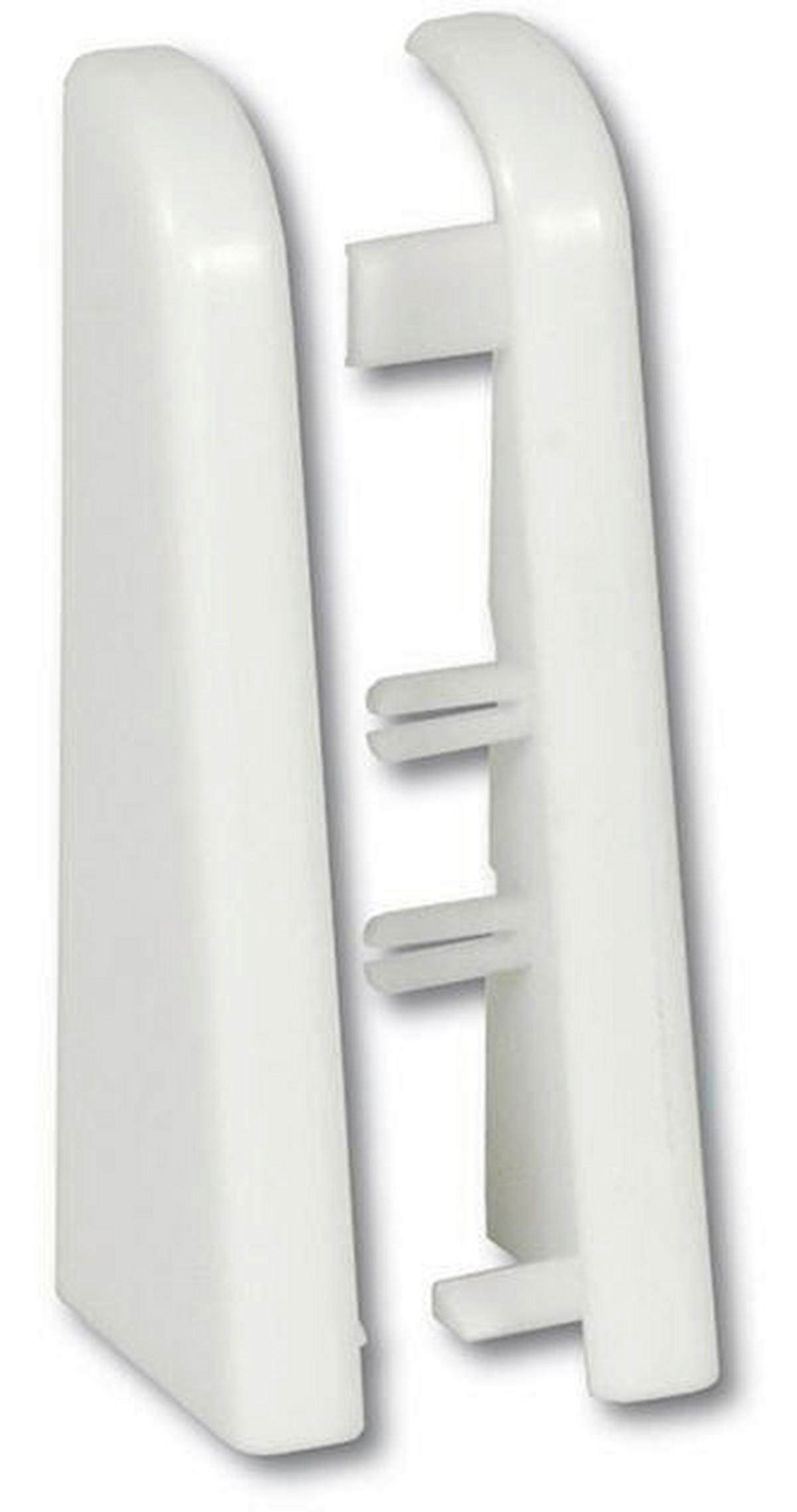 KONCOVKA NA SOKLOVÚ LIŠTU  (za kus)  - Basics, plast (6cm) - Homeware