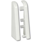 SOCKELLEISTENENDSTÜCK Weiß  - Weiß, Basics, Kunststoff (6cm) - Homeware