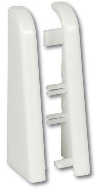 Homeware KONCOVKA PODSTAVCOVÉ LIŠTY (za kus) bílá