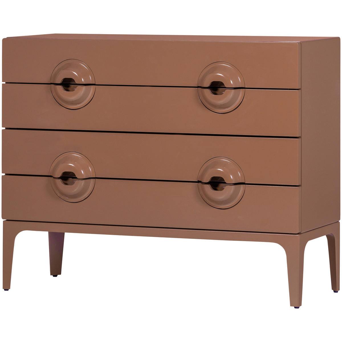 KOMMODE Merge  in 110/89/44 cm  - Altrosa, Design, Holz/Metall (110/89/44cm) - Livetastic