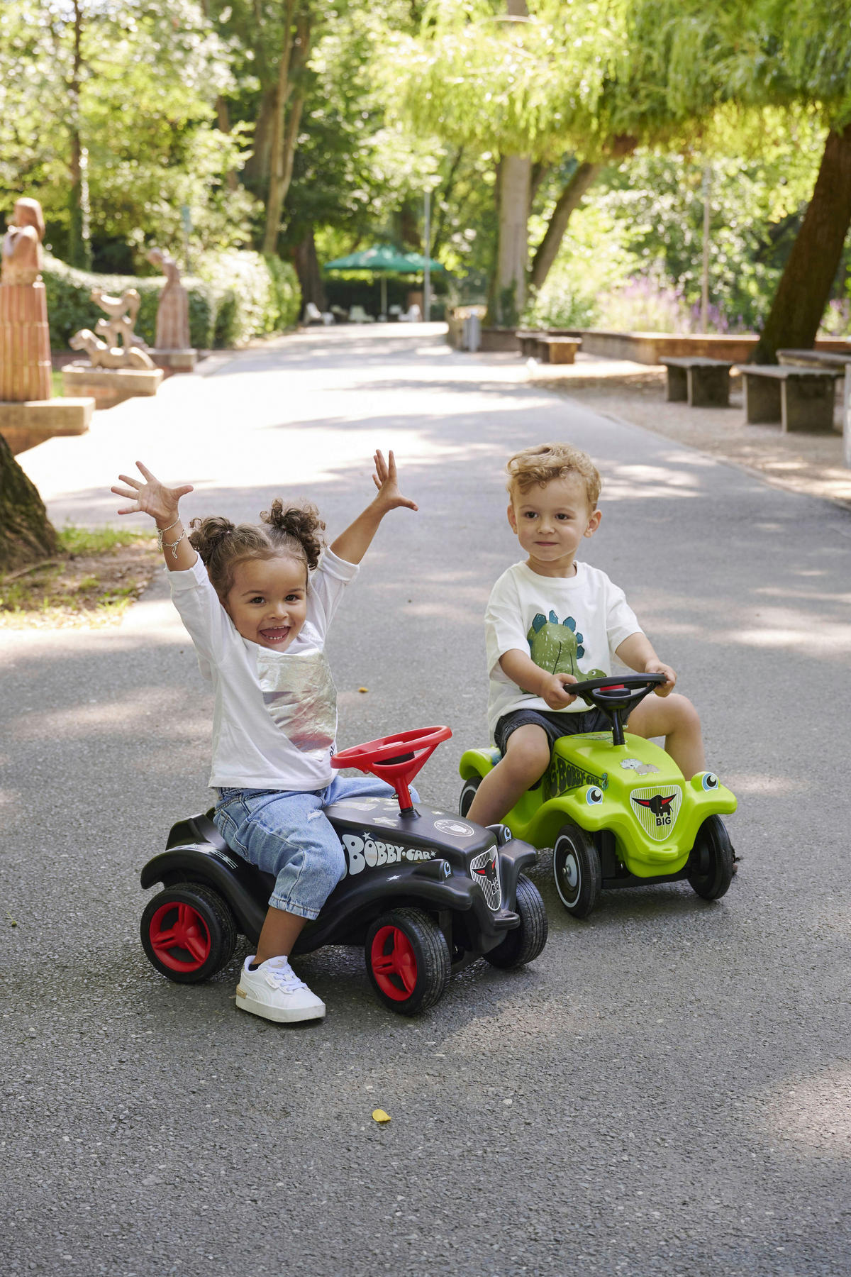 RUTSCHFAHRZEUG Bobby Car   - Schwarz, Basics, Kunststoff (27/59/33cm) - Simba