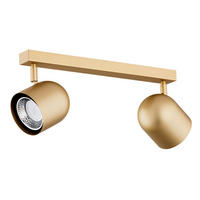 DECKENLEUCHTE Argon Isola 19,5/11,5/48 cm   - Goldfarben, Design, Metall (19,5/11,5/48cm)