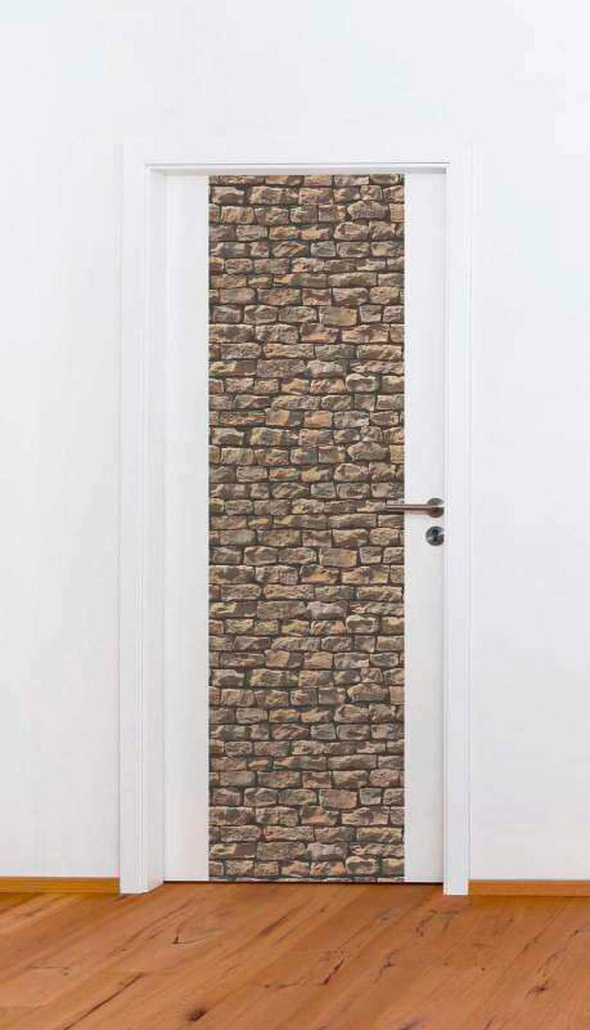 FOTOTAPETE  - Cognac/Graubraun, Design (52/250cm)