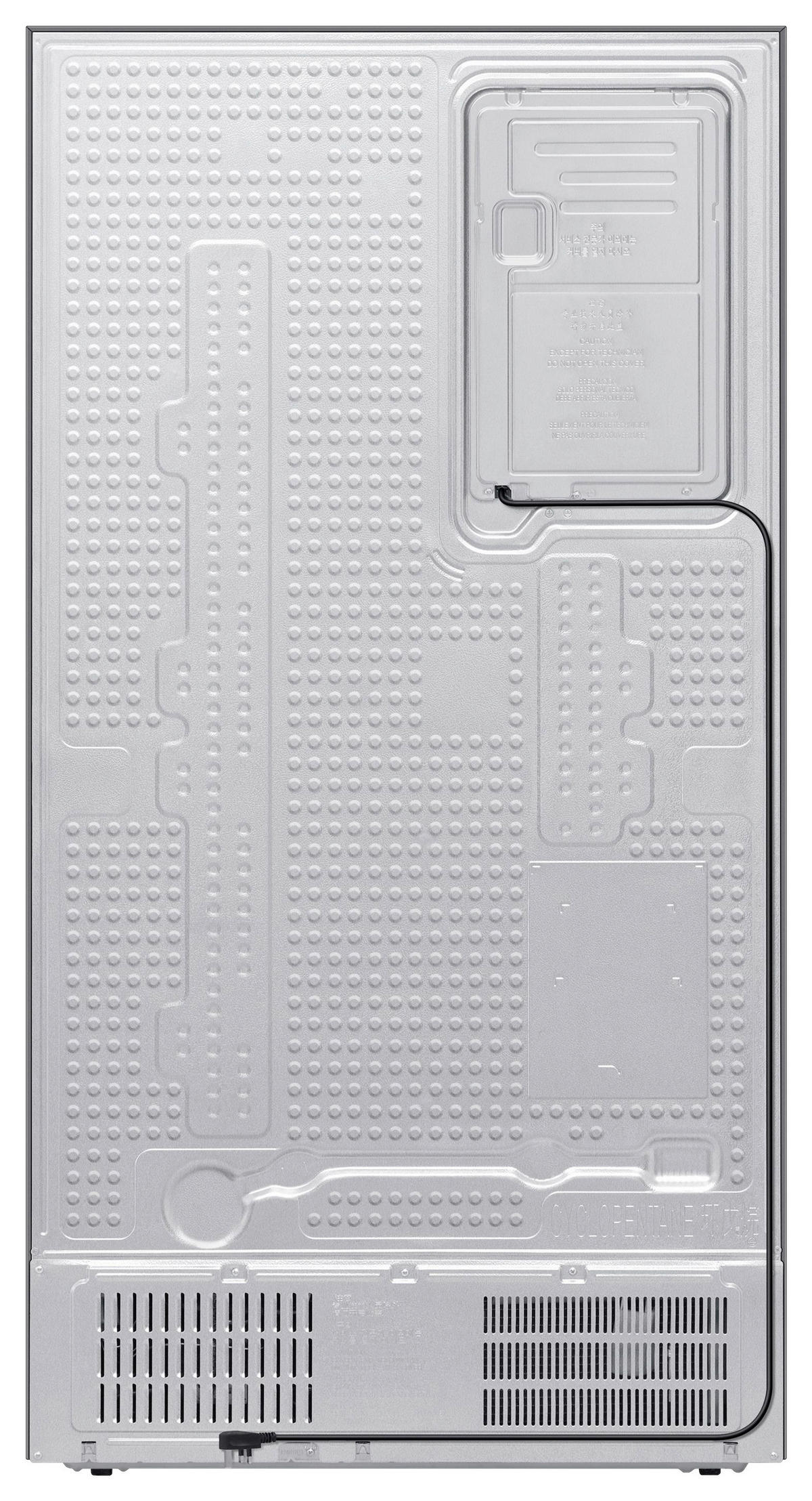 SIDE-BY-SIDE 91,2/178,0/72,6 cm RS70F65QEFEF  - Schwarz, Basics, Glas/Kunststoff (91,2/178,0/72,6cm) - Samsung