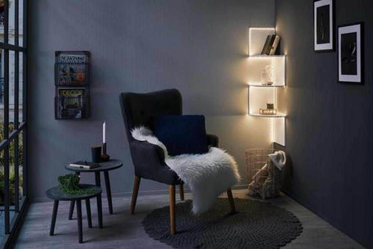 LED-STRIP FLEX 150/0,9/0,15 cm   - Weiß, Design, Kunststoff (150/0,9/0,15cm) - Paulmann