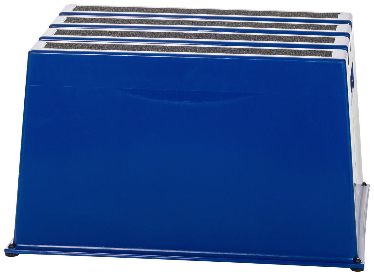 TRITTHOCKER  - Blau, Basics, Kunststoff (52,5/31/37,5cm) - MID.YOU
