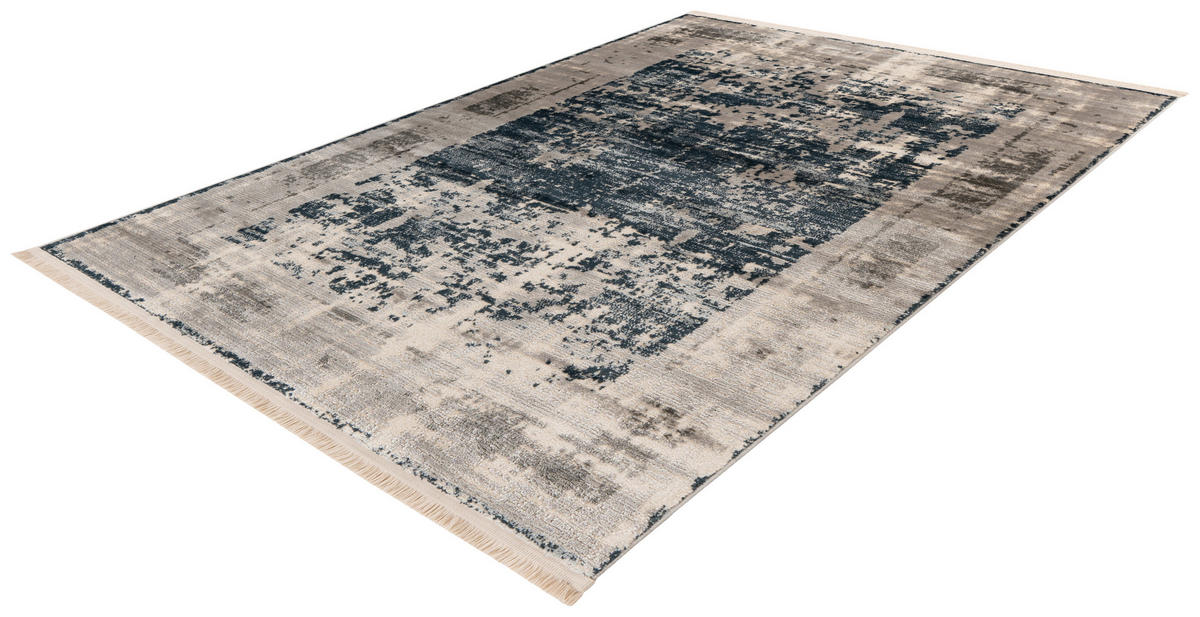 VINTAGE-TEPPICH 160/230 cm Adeon Blau  - Blau, KONVENTIONELL, Textil (160/230cm)