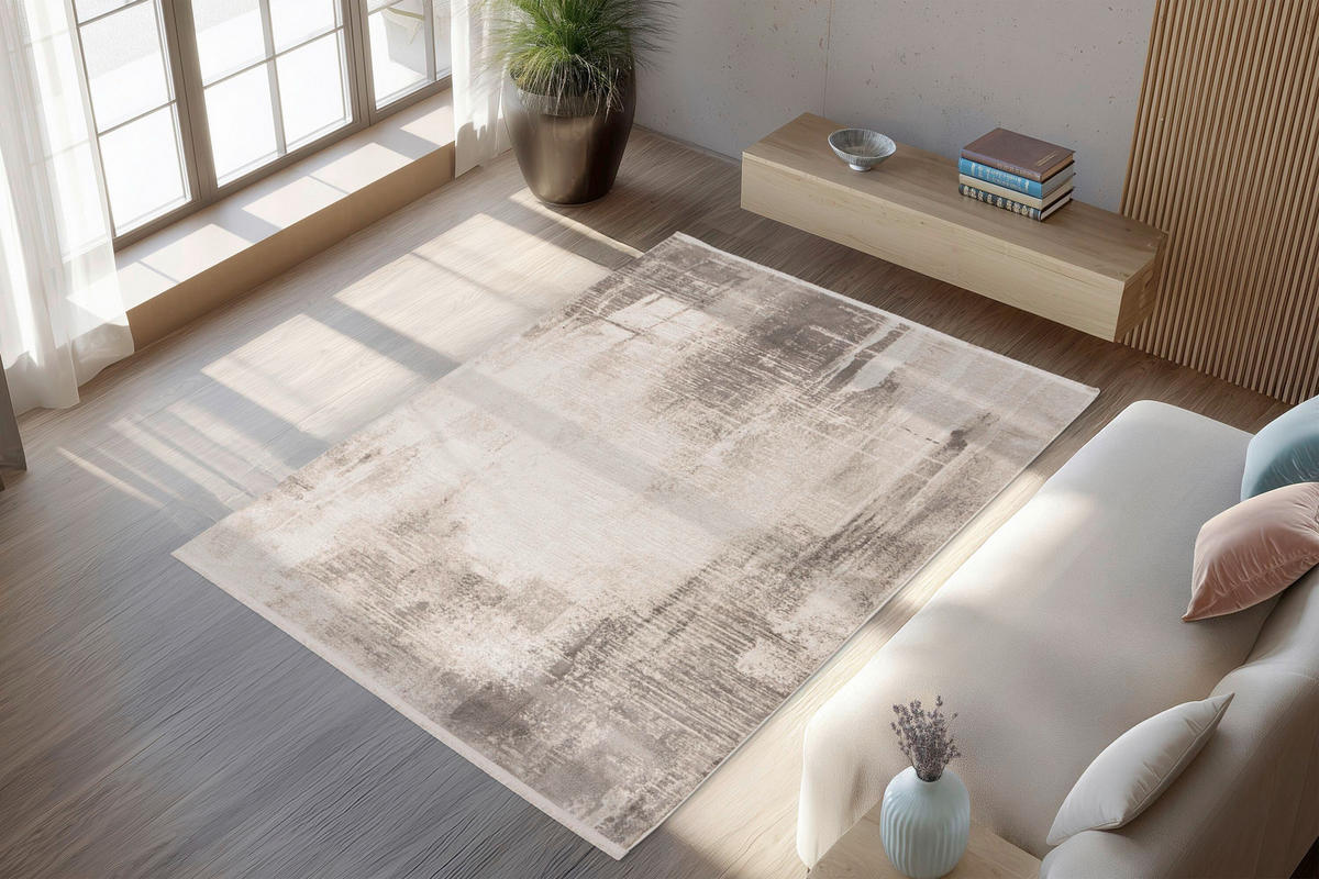 FLACHWEBETEPPICH 160/230 cm Modena Silberfarben  - Silberfarben, Design, Textil (160/230cm) - Batucci
