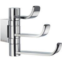 HANDTUCHHAKEN 11,50/14,50/4,20 cm  - Chromfarben, Basics, Metall (11,50/14,50/4,20cm)