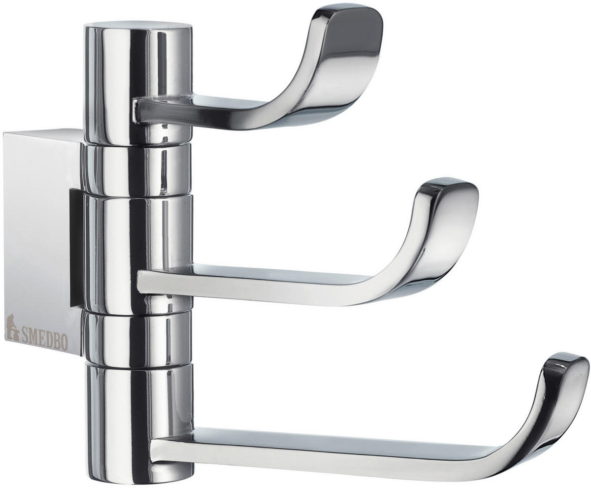 HANDTUCHHAKEN 11,50/14,50/4,20 cm  - Chromfarben, Basics, Metall (11,50/14,50/4,20cm)