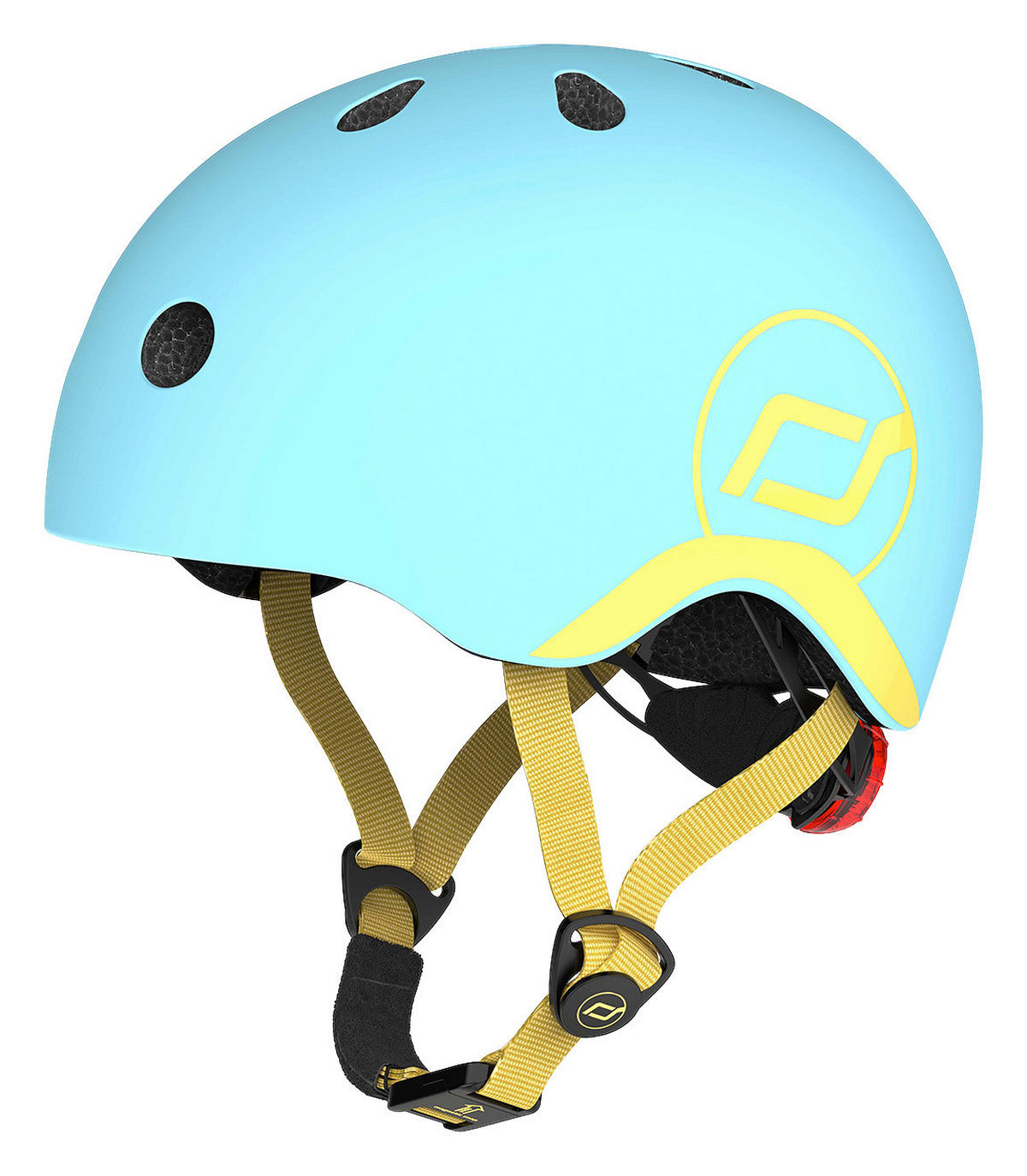 KINDERHELM XXS-S  - Blau/Gelb, Trend, Kunststoff/Textil (XXS-Snull) - Scoot and Ride