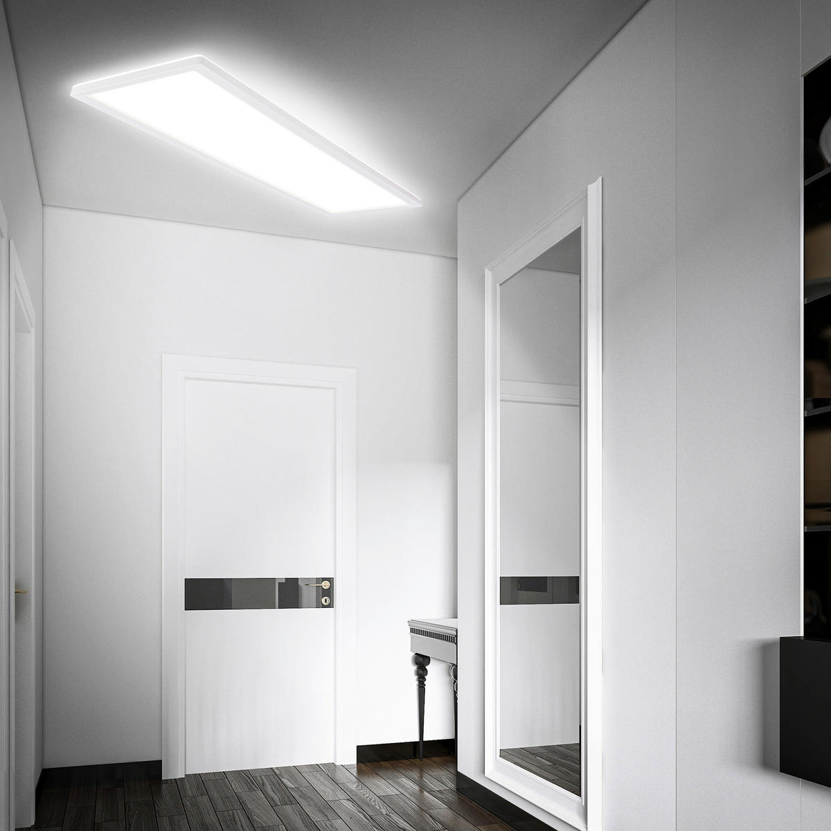 LED-PANEEL Move 98/20/3 cm   - Weiß, Basics, Kunststoff (98/20/3cm)