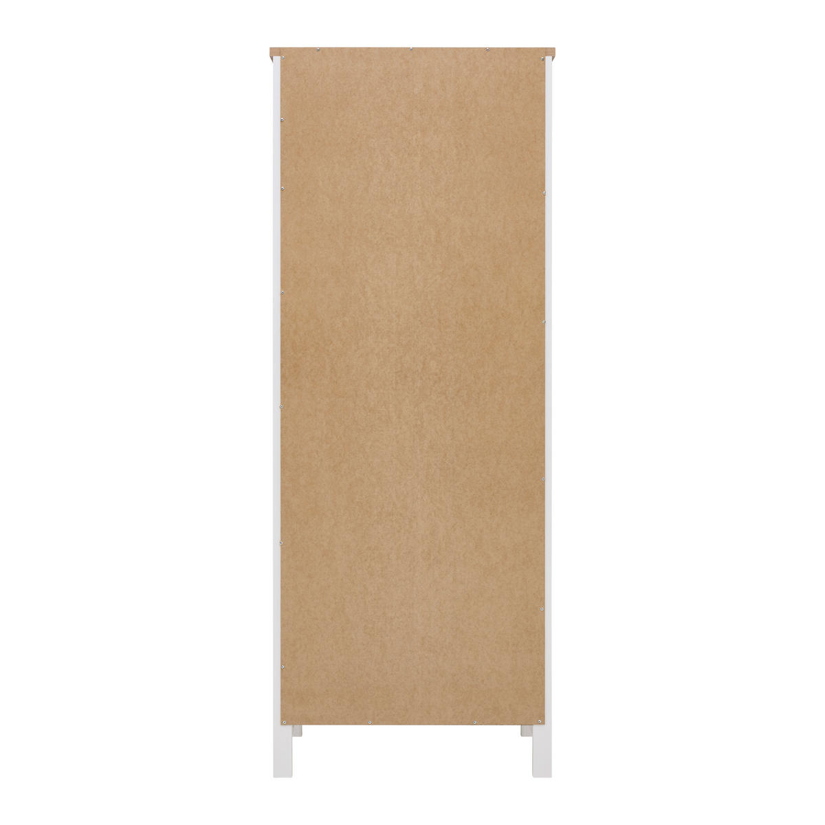 VITRINA 80/205/45 cm   - bijela/srebrne boje, Romantično / ladanjski, staklo/drvni materijal (80/205/45cm)