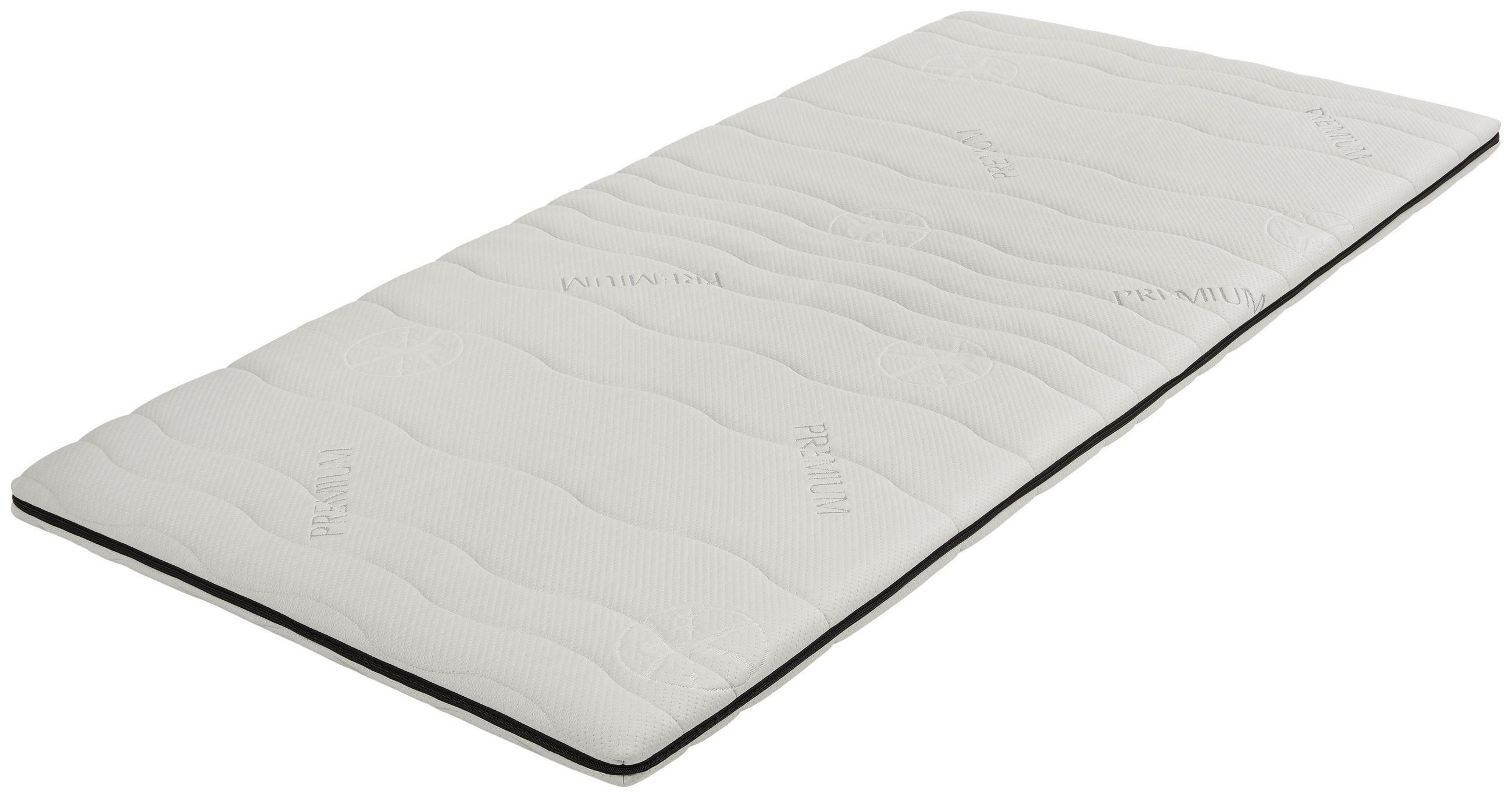 TOPPER 90/200 cm Höhe ca. 6 cm  - Weiß, Basics, Textil (90/200cm) - Boxxx