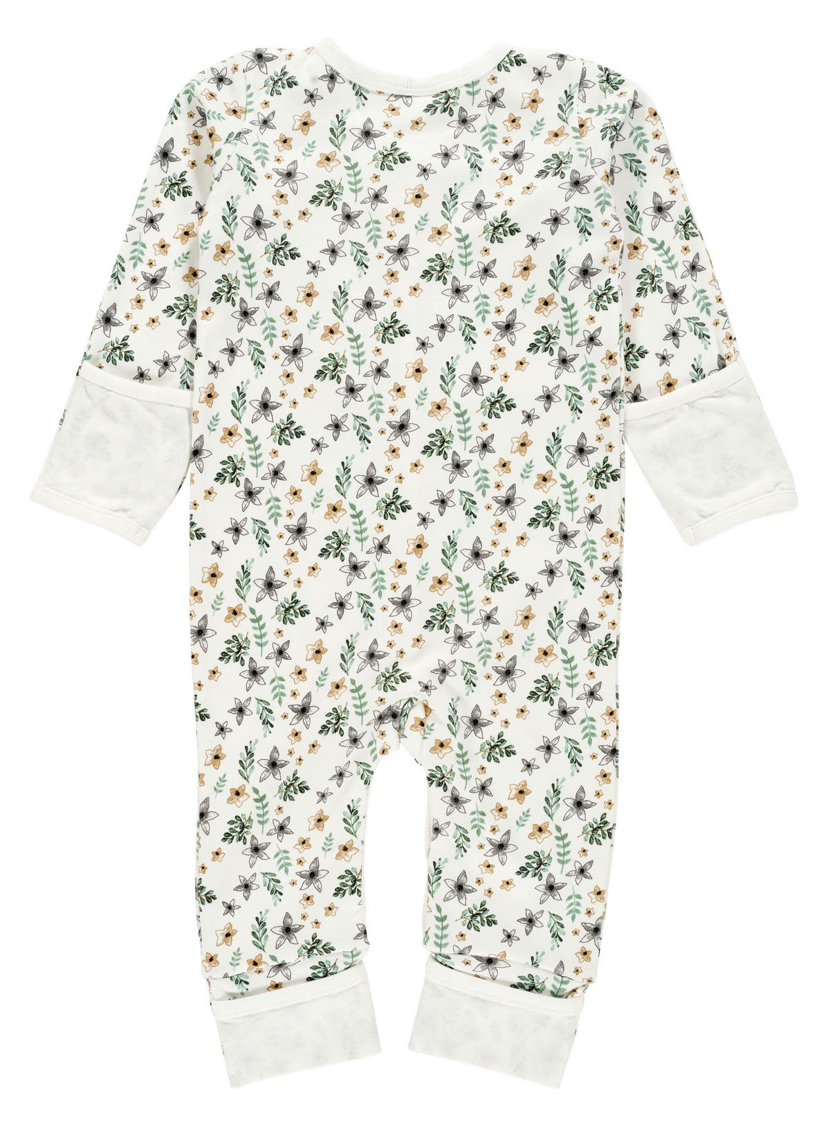 SCHLAFANZUG  - Weiß/Grün, Basics, Textil (62null) - Alvi