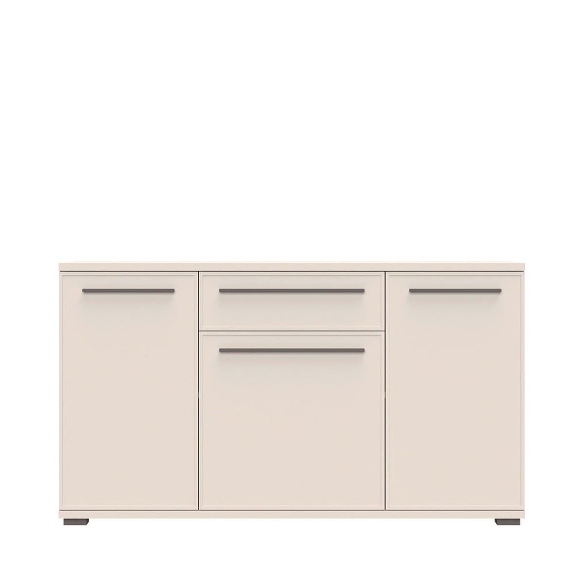 KOMODA  150/85/46 cm  kašmir  - kašmir, Dizajnerski, metal/pločasti materijal (150/85/46cm) - Hom`in