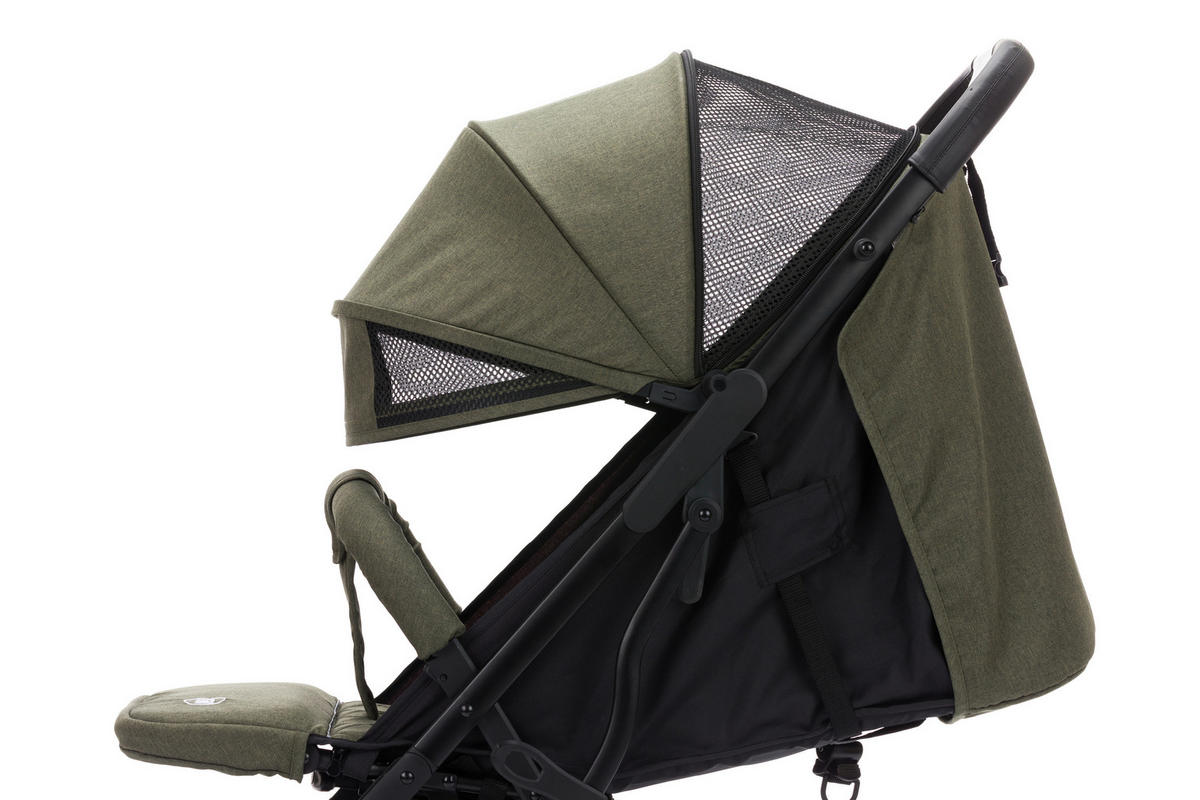 BUGGY Styler Elite  - Schwarz/Olivgrün, Basics, Textil/Metall (105/70/51cm) - Fillikid