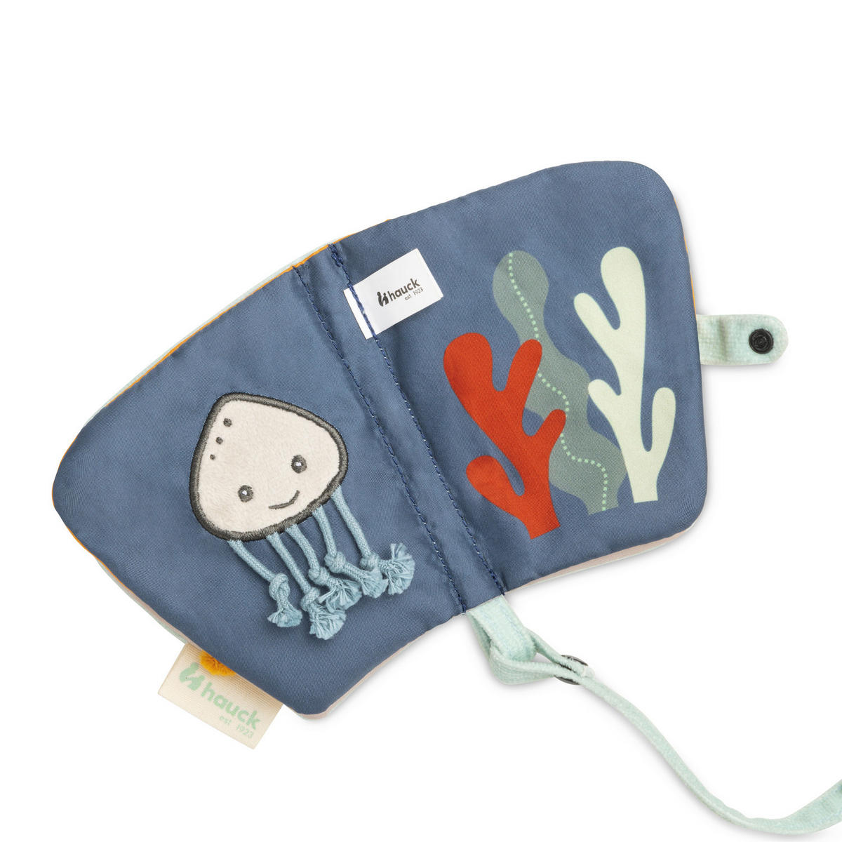 STOFFBUCH PLAY READING  - Blau/Orange, Basics, Textil (11/2,4/9,7cm) - Hauck