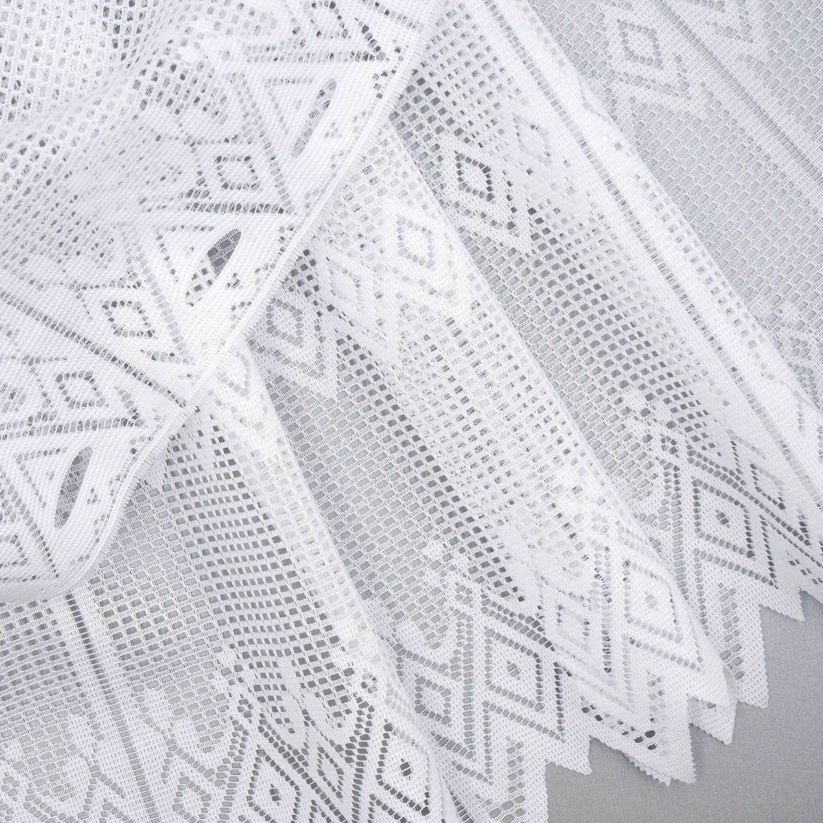 KURZGARDINE   198/52 cm   - Weiß, KONVENTIONELL, Textil (198/52cm)