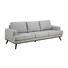 DREISITZER-SOFA in Holz, Textil Hellgrau - Hellgrau/Schwarz, Trend, Holz/Textil (231,0/81,0/92,0cm) - Carryhome DREISITZER-SOFA in Holz, Textil Hellgrau - Hellgrau/Schwarz, Trend, Holz/Textil (231,0/81,0/92,0cm) - Carryhome