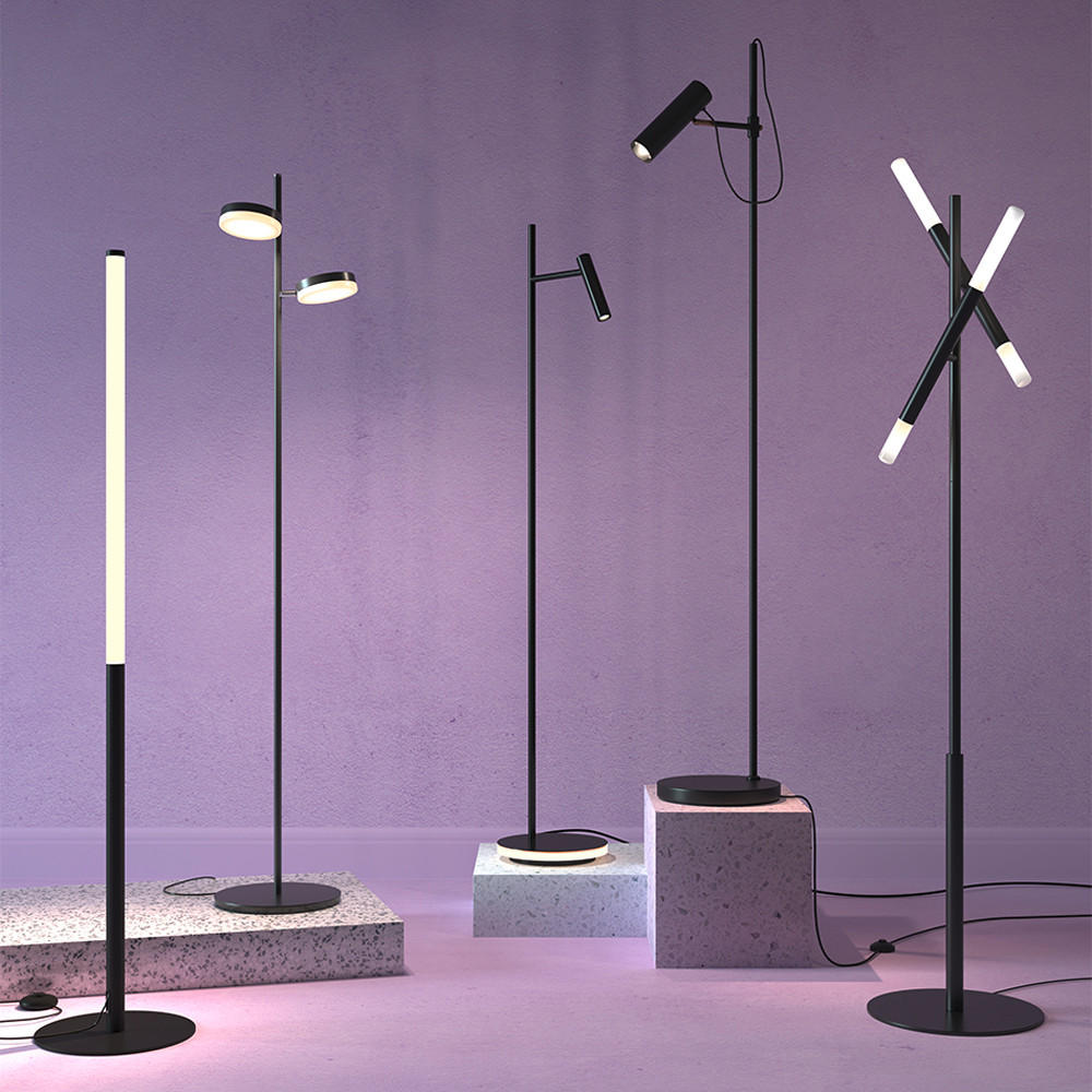 STEHLEUCHTE - Schwarz, Trend, Metall (24/138.7cm) - MAYTONI