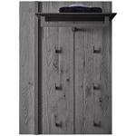 GARDEROBENPANEEL  in 73/106/35 cm  - Anthrazit, Design, Holz/Metall (73/106/35cm) - Johann Jakob