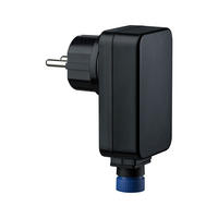 TRANSFORMATOR Plug & Shine Transformator IP 44 3/5/10,4 cm  - Schwarz, Design, Kunststoff (3/5/10,4cm) - Paulmann